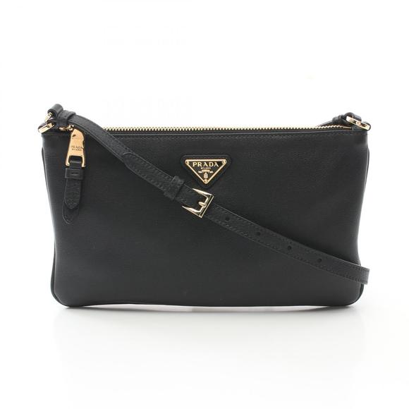 Prada Shoulder Bag leather black - Picture 1 of 7